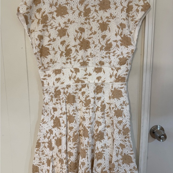 Taylor Eyelet V-Neck Dress Cotton - Picture 8 of 10